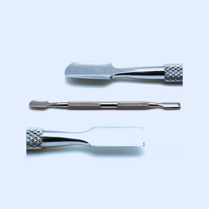 Stainless Steel 4 Pcs <b>Set</b> of Beauty <b>Nail</b> Care Cuticle Pusher Spoon Trimmer File Manicure Pedicure Tools Surgical Beauty Tools - Product Image 4