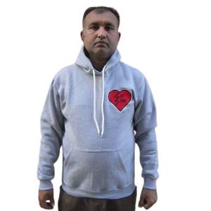 Sudadera con capucha de manga larga para hombre de alta calidad Sudadera de lana con logotipo personalizado Técnica lavada - Product Image 1