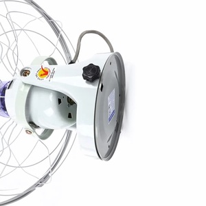 Ventiladores de mesa de altura ajustable con 3 paletas rotativas Control remoto eléctrico Temporizador Ventilador de techo orbital para uso en exteriores-2 años de garantía - Product Image 2