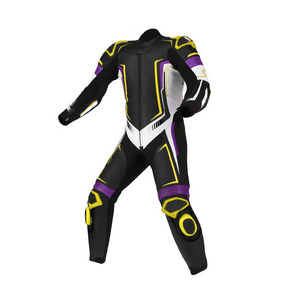 2025 nouveaux costumes de moto en cuir véritable dernier Style course hommes vestes en cuir et pantalons pour ensembles de moto - Product Image 3