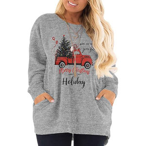 <b>Ladies</b> Printed Full Sleeve <b>T</b>-<b>Shirt</b> Soft Knitted Mercerized Cotton Solid Pattern Breathable Comfortable Casual Fashion Wear - Product Image 5