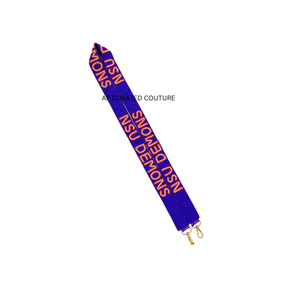 Correa Ajustable para Bolso Cruzado de Mujer, Hecha a Mano con Cuentas y Bordado Personalizado con el Nombre del Equipo - Product Image 2