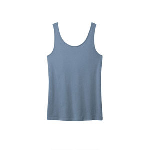 Camiseta sin Mangas Informal para Mujer, de Algodón Suave, Ropa Básica de Verano, Fabricante de Ropa con Logotipo Personalizado OEM - Product Image 2