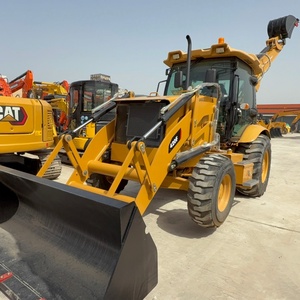 รถตักล้อยางมือสองคุณภาพสูง CAT 420F เครื่องจักรก่อสร้างขายส่ง รถตัก CAT 420F มือสองราคาดี - Product Image 1