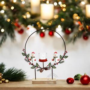 Elegante portavelas negro Diseño minimalista moderno Perfecto para vacaciones o decoración del hogar Agrega un toque de sofisticación - Product Image 2