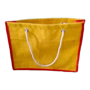 Sacs cadeaux d'épicerie en Jute de haute qualité, Style personnalisé, motif en tissu, couleur, petit, origine brute indienne - Product Image 4