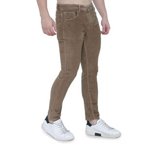 Gran oferta, pantalones de pana Cargo de peso medio para hombre, pantalones casuales de patrón recto más vendidos con bolsillos, cintura media de invierno - Product Image 5
