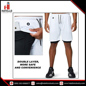 Stretch Workout Grey <b>Active</b> Gym <b>Shorts</b> <b>Mens</b> <b>Shorts</b> for Fitness Running Quick Dry Custom Logo Hot Sale <b>Mens</b> Fitness Gym Running - Product Image 4