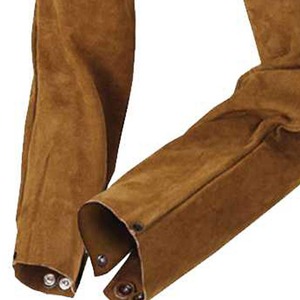 Mangas de Soldadura de Cuero Vacuno, Protección ANSI/ISEA Nivel 1 de Corte, Resistentes al Calor y al Desgaste, con Orificio para el Pulgar, Personalizables - Product Image 6