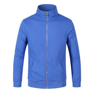 Sudadera con Capucha Completa y Bordado 3D para Hombre, Chaqueta de Forro Polar 100% Algodón, Diseño Sólido sin Capucha, Ropa de Gimnasio, Fabricante y Proveedor - Product Image 1