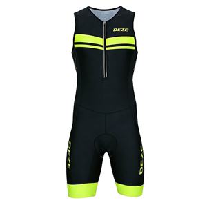 Traje de Triatlón Personalizado al por Mayor con Logotipo Impreso, de Secado Rápido y Transpirable para Triatletas Aficionados, Traje de Ciclismo - Product Image 1