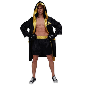 High Quality Boxing Winner Cosplay Hooded Boxer Uniform Costumes for Adults Party Carnival <b>Halloween</b> - Product Image 6