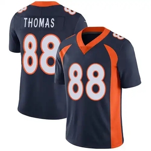 Boş <span class=keywords><strong>Rugby</strong></span> gömlek 3 Russell Wilson 2 Patrick Srutain II 33 Javonte Williams özel amerikan futbol topu <span class=keywords><strong>Denver</strong></span> <span class=keywords><strong>Broncos</strong></span> Jersey