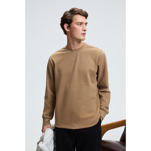 Sweat-shirt à col rond pour homme GRIMELANGE EDMUND avec ourlet imprimé et fermeture élastique - Product Image 2