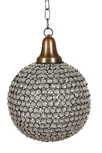 Candelabro de diseño con cuentas de latón - Product Image 6