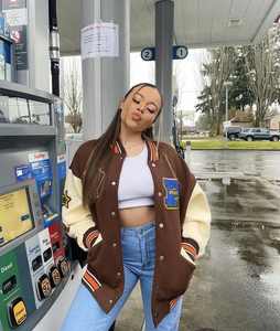 Haute qualité élégant en cuir collège Baseball Lettermen hiver Varsity vestes pour hommes femmes personnalisé haute rue Style Long - Product Image 5