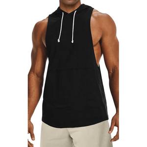 2025 mejor camiseta sin mangas de gimnasio personalizada para hombres, Camiseta deportiva con capucha para entrenamiento, camiseta sin mangas para correr para hombres - Product Image 6