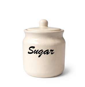 Pot à thé en céramique crème artisanal tendance avec couvercle pour le comptoir de cuisine Organisation du thé et décoration moderne élégante pour la maison - Product Image 4