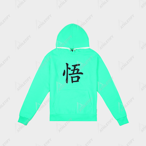 Sweat à capuche en molleton mélangé de coton brodé pour homme - Tissu d'hiver doux et confortable, durable, séchage rapide et écologique - Product Image 4