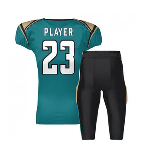 ชุดยูนิฟอร์มอเมริกันฟุตบอลคุณภาพสูงแบบกำหนดเองได้  ชุดกีฬาไซส์ใหญ่ ระบายอากาศได้ดี แห้งเร็ว ผลิตจากไนลอน/แคชเมียร์ สำหรับทั้งชายและหญิง - Product Image 1