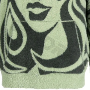 Fabricant de vêtements Streetwear 3D Puff sérigraphié Polyester/Nylon sweat à capuche zippé en mousse personnalisée pour l'hiver - Product Image 5