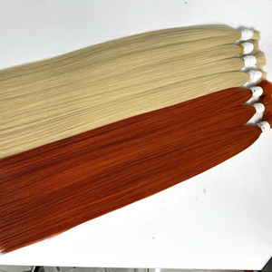 Énorme remise! Extensions de cheveux en vrac de haute qualité au prix de gros 6-32 pouces couleurs de cheveux humains vierges 613 - Product Image 2