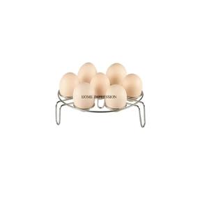 Silver Color Finished Shiny Polished Heavy Duty Metal Wire Made <b>Egg</b> Rack Holder and Shelving Units Kitchenware Accessories - Product Image 1