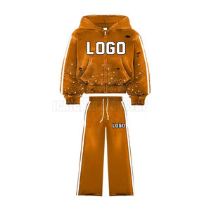 ชุดวอร์มสำหรับผู้ชายชุดวอร์มผ้าฝ้ายโพลีเอสเตอร์ผลิตตามสั่ง - Product Image 3