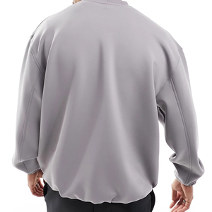 Sudadera de Franela Personalizada OEM, Corte Regular, para Invierno, al por Mayor, 100% Algodón Poliéster, Cuello Redondo, Unisex - Product Image 3