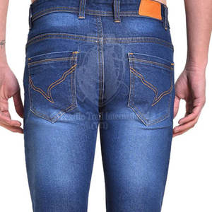 กางเกงยีนส์ผู้ชายขายดี รุ่นลำลองสำหรับกิจกรรมกลางแจ้ง รับตัดตามขนาด ออกแบบ OEM พร้อมสกรีนโลโก้ของคุณเอง - Product Image 5