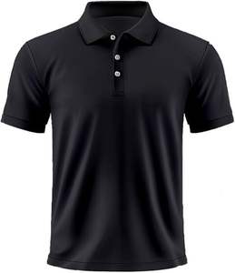 Camisa de golf personalizada para hombre camisas de polo de golf semiformales informales de manga corta Camisa de polo lisa con cuello de alta calidad para hombre - Product Image 1