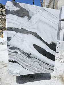 แผ่นหินอ่อนสีขาวแพนด้าแผ่นหินอ่อนสีขาวอินเดียหนา20มม. และ30มม. - Product Image 4