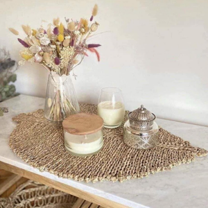 Premium Handmade Seagrass Floor Mat \ Rustic Eco-Friendly Home Decoration - Product Image 6