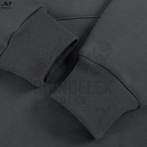 Nouveaux sweats à capuche oversize en coton mélangé et polaire RHINOFLEX GEAR, unis, teints en pièce, avec poche, respirants, unisexes, dernier design, tendance - Product Image 2