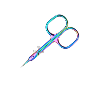 Ciseaux à cuticules droits portables en acier inoxydable de haute qualité, outil de manucure et pédicure de précision, durable et tranchant pour le soin des ongles - Product Image 2