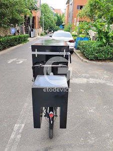 Tricycle inversé personnalisé Etodevice, chariot alimentaire mobile, vélo de vente de café pour les affaires de rue - Product Image 4