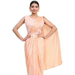 สารีปักเลื่อมงานผ้าชิโน่สำหรับงานปาร์ตี้ดีไซน์ใหม่สไตล์ดั้งเดิม - Product Image 1