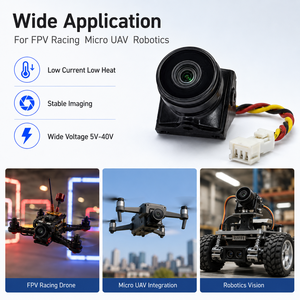 WRJ Peregrine 1 NANO <b>Micro</b> FPV Drone <b>Camera</b> 1500TVL CMOS Low Light WDR Low Latency 161 Degree Wide Angle 5V 40V - Product Image 4