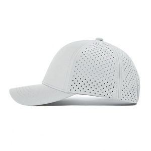 Chapeaux de camionneur bicolores personnalisables à l'avant 6 panneaux avec logo brodé Sports de plein air, toile de baseball ajustable Snapback - Product Image 2