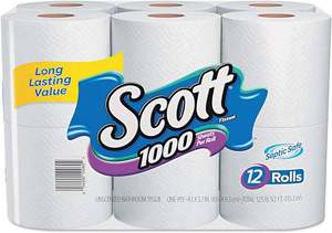 Scott Disposable & Absorbent Choose-A-Sheet Paper <b>Towels</b> 30 Double Rolls (2 Packs 15) = 60 Regular Rolls (100 Sheets Per Roll) - Product Image 6
