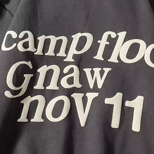 Logo personnalisé 100% coton pull à capuche surdimensionné bouffée impression numérique Streetwear hiver Style fabricants en vrac-teint en plaine - Product Image 5