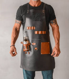 Delantal de Cuero Premium Directo de Fábrica, Duradero, Elegante, Sin Mangas, con Correa Ajustable, para Chefs, Artistas y Artesanos - Product Image 2