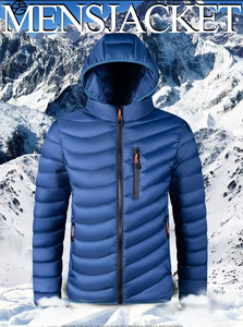 Chaqueta acolchada con estampado OEM personalizado para hombre chaqueta de invierno informal con logotipo personalizado para hombre con bolsillos en varios colores - Product Image 2