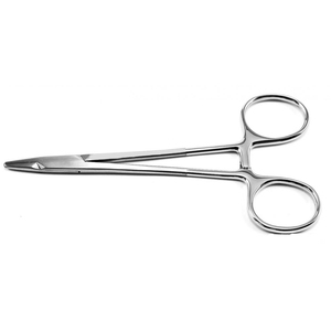 Soporte de aguja hemostática quirúrgica, pinzas de acero inoxidable para cirugía de Hospital, soporte de aguja TC recta, instrumentos - Product Image 4