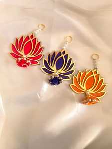 ดอกบัวหรูหราพร้อมลูกปัดแขวนผนังฉากหลังแต่งงานตกแต่งบ้านและวัดเหมาะสำหรับงานปาร์ตี้ในบ้านเฮนน่า - Product Image 2