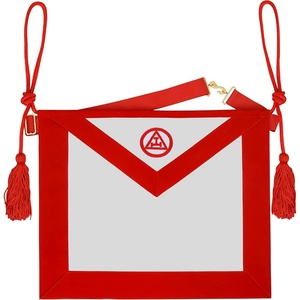 Mandil Masónico de Piel de Cordero de Alta Calidad, Estilo Clásico, Elaborado para Ceremonias de Logia - Product Image 1