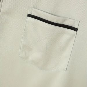 2024 nouveauté haute qualité hommes surdimensionné 100% coton polos solide à manches courtes vêtements de golf maillot respirant Logo personnalisé - Product Image 6
