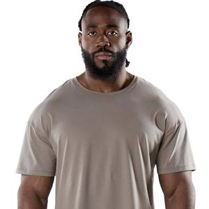 Camisetas de gimnasio de diseño único para hombre, ropa de sesión de verano, camisetas de Color liso, ropa de Material duradero, camisetas a la venta - Product Image 4