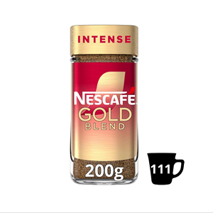 เนสกาแฟ โกลด์ เบลนด์ อินเทนส์ พรีเมียม กาแฟสำเร็จรูป รสเข้มข้น หอมกรุ่นด้วยอาราบิก้าคั่วเข้ม 200 กรัม - Product Image 1