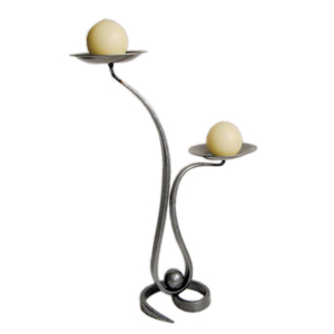 Portavelas de alta calidad, diseño decorativo en espiral, aspecto atractivo, decoración antigua para el hogar, diseño de bola, portavelas - Product Image 1